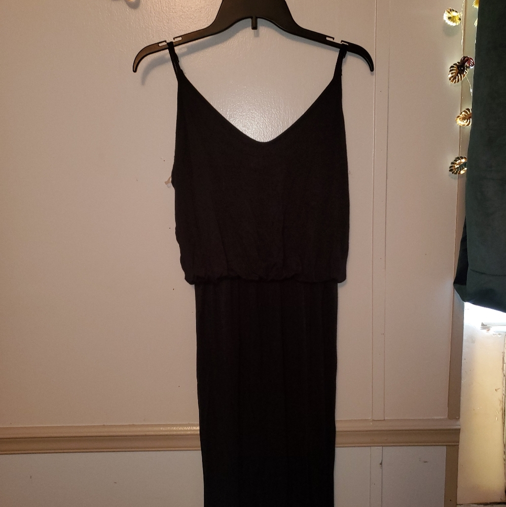 black maxi dress Lulu's